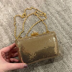 Gold Sequin Evening Bag